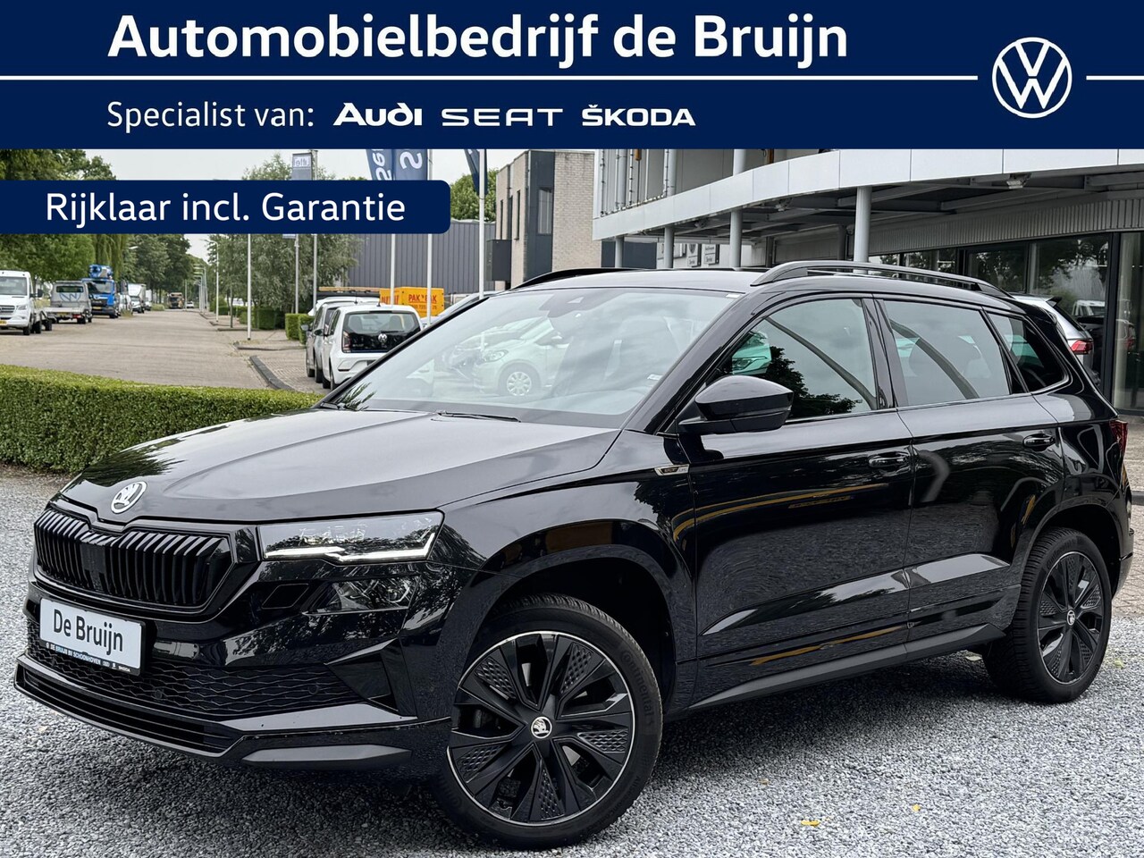 Skoda Karoq - TSI 150pk DSG Sportline Blackstyle (Trekhaak,5j gar,Virtual,Camera) - AutoWereld.nl