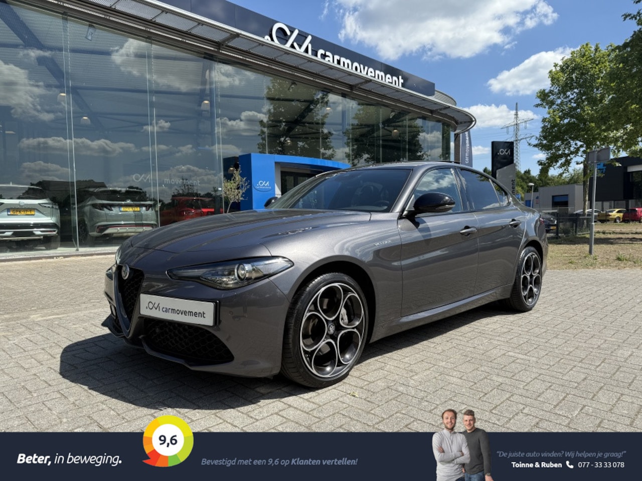 Alfa Romeo Giulia - 2.0 T Veloce AWD 280PK | Panoramadak | ACC | Navi - AutoWereld.nl