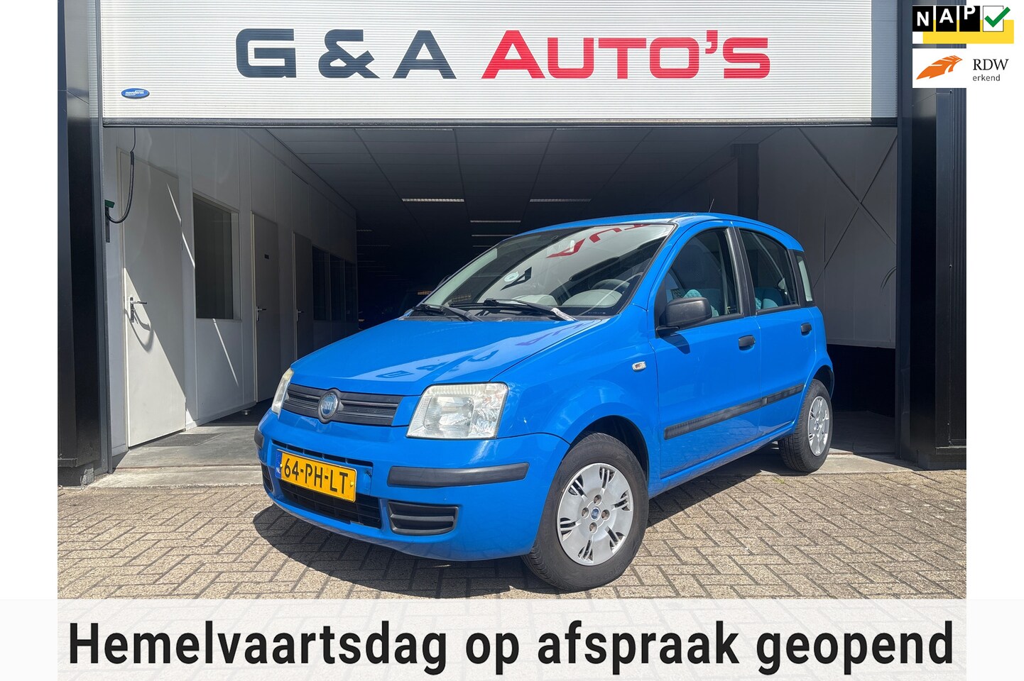 Fiat Panda - 1.2 Dynamic / AIRCO / ELEKTR-RAMEN / NIEUWE APK - AutoWereld.nl