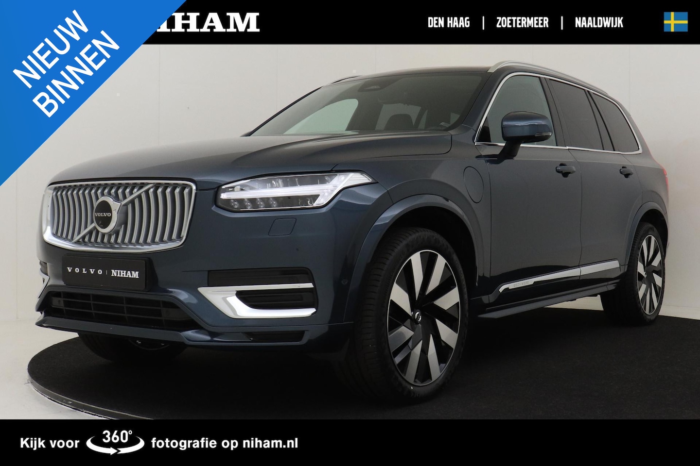 Volvo XC90 - T8 RECHARGE AWD ULTIMATE BRIGHT *FULL OPTIONS* -PANO.DAK|BOWERS&WILKINS|GEVENT.LEDER+MASSA - AutoWereld.nl