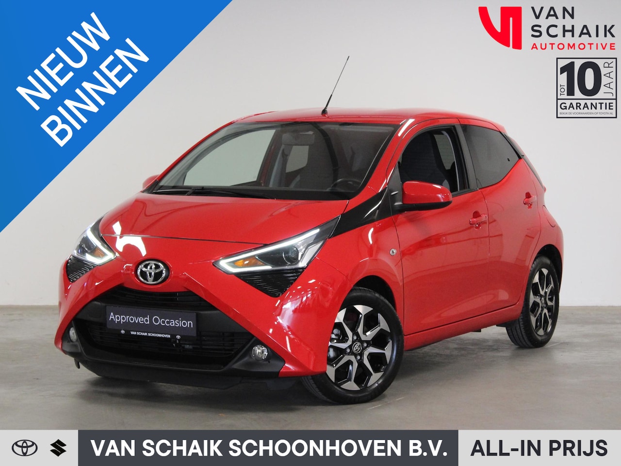 Toyota Aygo - 1.0 VVT-i x-joy | Apple Carplay/Android Auto | Dealer onderhouden | Climate control | Lich - AutoWereld.nl