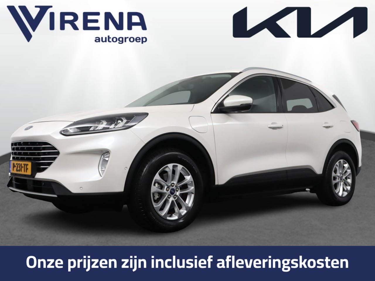 Ford Kuga - 2.5 PHEV Titanium - Adaptieve Cruise control - Trekhaak - Camera voor en achter - Driver A - AutoWereld.nl
