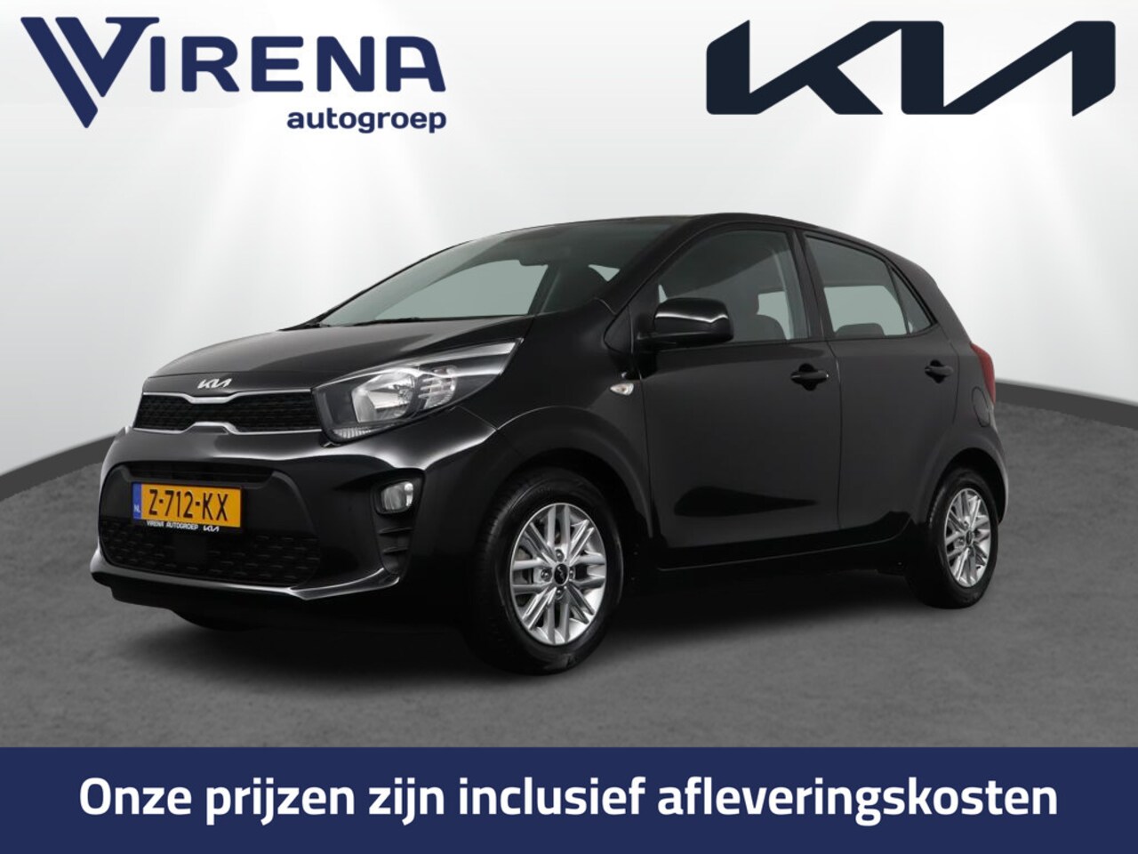 Kia Picanto - 1.0 DPi DynamicLine - Apple CarPlay/Android Auto - Airco - Cruise Control - Achteruitrijca - AutoWereld.nl