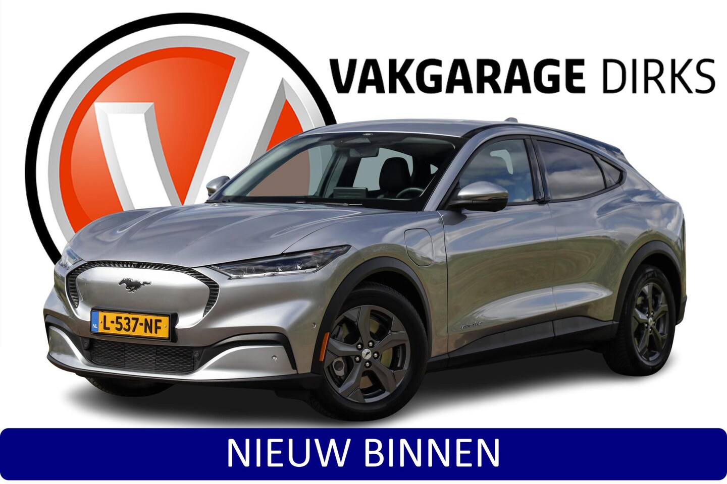 Ford Mustang Mach-E - RWD 75 kWh ✅ Leder ✅ 360CAM ✅ B&O - AutoWereld.nl