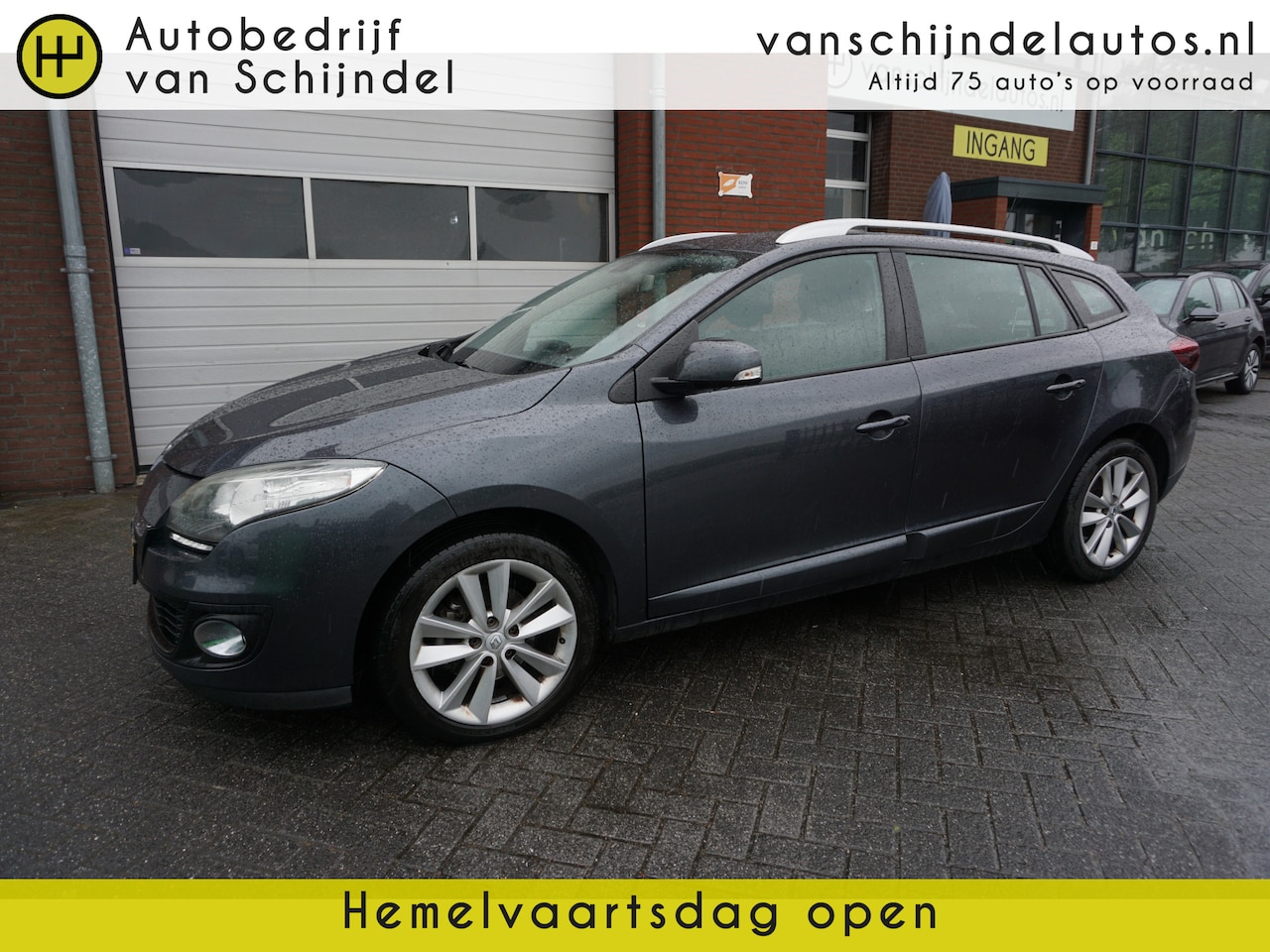 Renault Mégane Estate - 1.5 DCI EXPRESSION ORIGINEEL NEDERLANDS NAVIGATIE ECC AIRCO CRUISECONTROL 17INCH BLUETOOTH - AutoWereld.nl