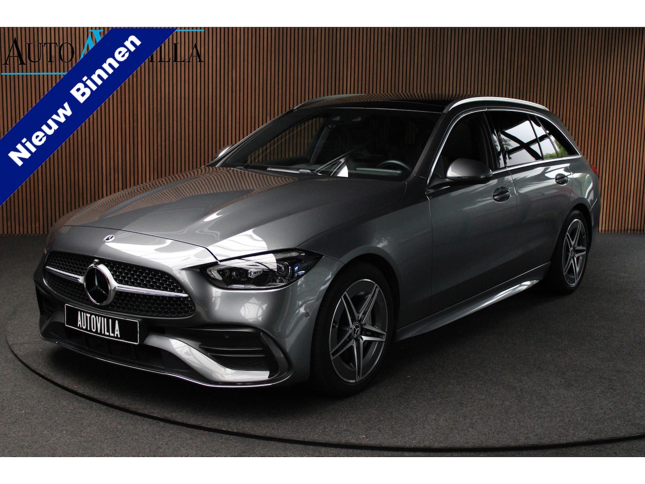 Mercedes-Benz C-klasse Estate - 220d AMG Panodak Leer Navi HUD 360° PTS Distronic Plus Elektr. achterklep BTW auto - AutoWereld.nl