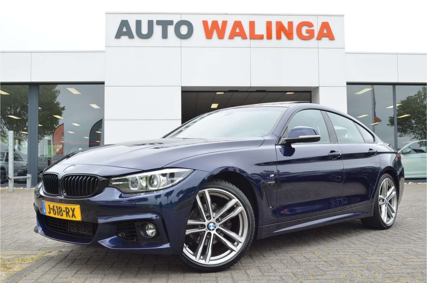 BMW 4-serie Gran Coupé - 418i M Sport Schuif/-kantel dak | Leer | Trekhaak elektr | a.Camera | Groot navi | Stoelve - AutoWereld.nl