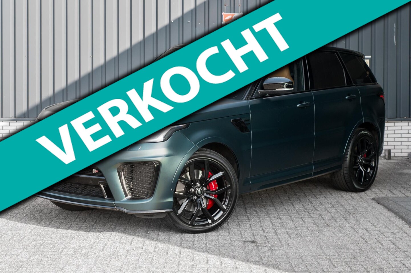 Land Rover Range Rover Sport - 5.0 V8 Supercharged SVR*Grijs Kenteken*Carbon*Panorama* - AutoWereld.nl