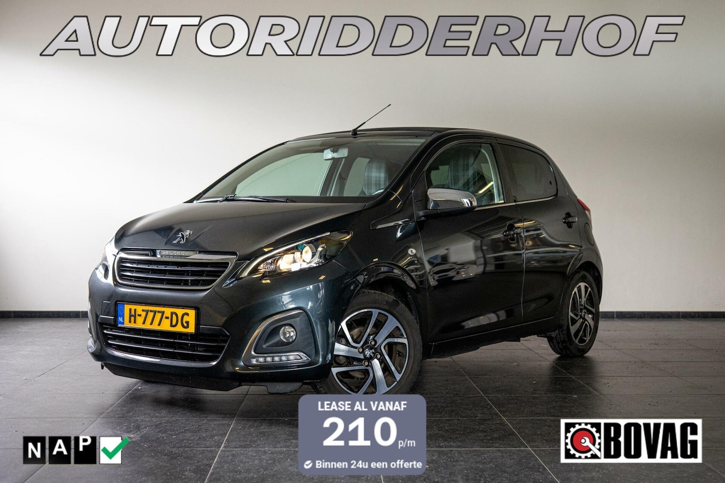 Peugeot 108 - TOP! Open dak | Camera | Navi | Climate Control - AutoWereld.nl
