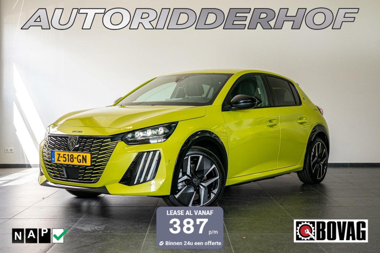 Peugeot e-208 - Nieuwe EV GT 51 kWh | Vol opties! - AutoWereld.nl