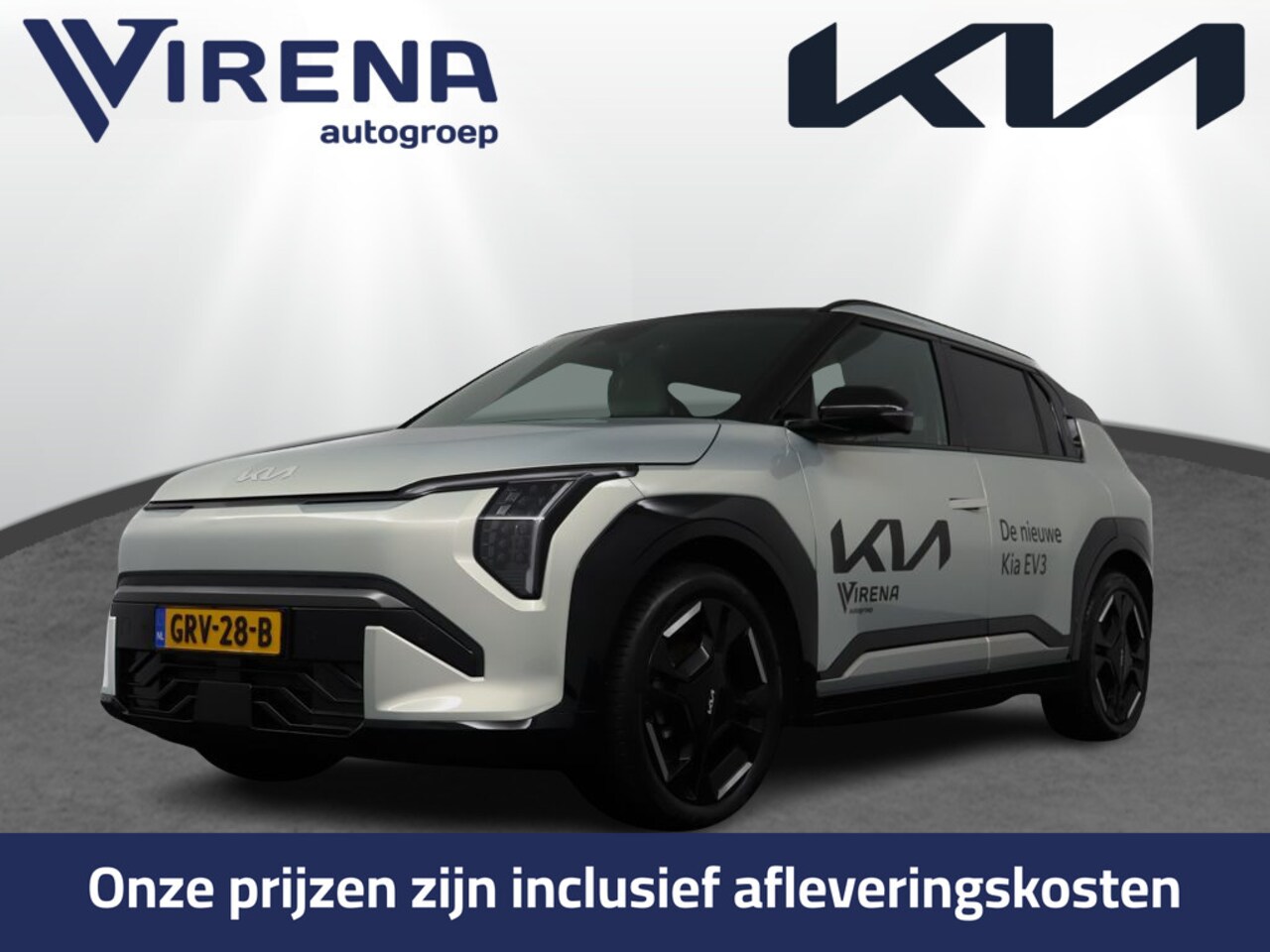 Kia EV3 - GT-Line 81.4 kWh - *DEMO* - Draadloze Apple CarPlay / Android Auto - Stoel en stuurwiel ve - AutoWereld.nl