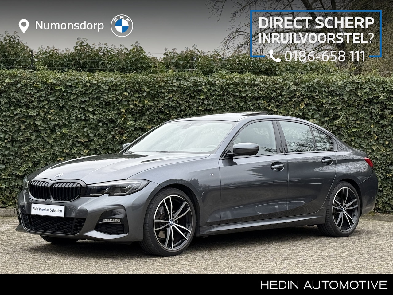 BMW 3-serie - 320i High Exe | M-Sport | 19" | Schuif-/Kanteldak | Stoel + Stuurverw. | HiFi | Camera | A - AutoWereld.nl