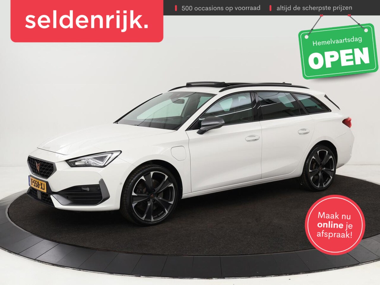 CUPRA Leon - 1.4 e-Hybrid VZ Business Panoramadak | LED | CarPlay |  Sfeerverlichting | Stuur- en stoel - AutoWereld.nl