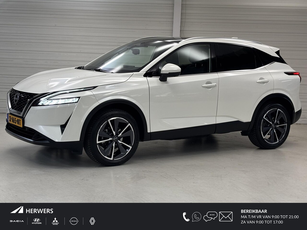 Nissan Qashqai - 1.3 MHEV Xtronic Tekna / Trekhaak / Design Pack / Cold Pack / Rondomzichtcamera / Navigati - AutoWereld.nl