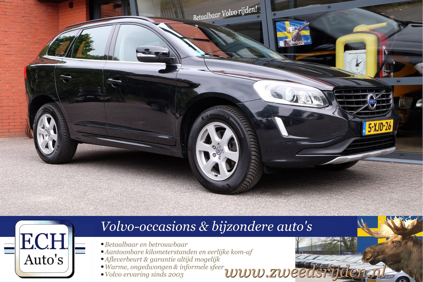 Volvo XC60 - 2.0 T5 245 pk Aut. Xenon, Navi, Stoelverwarming, Trekhaak - AutoWereld.nl