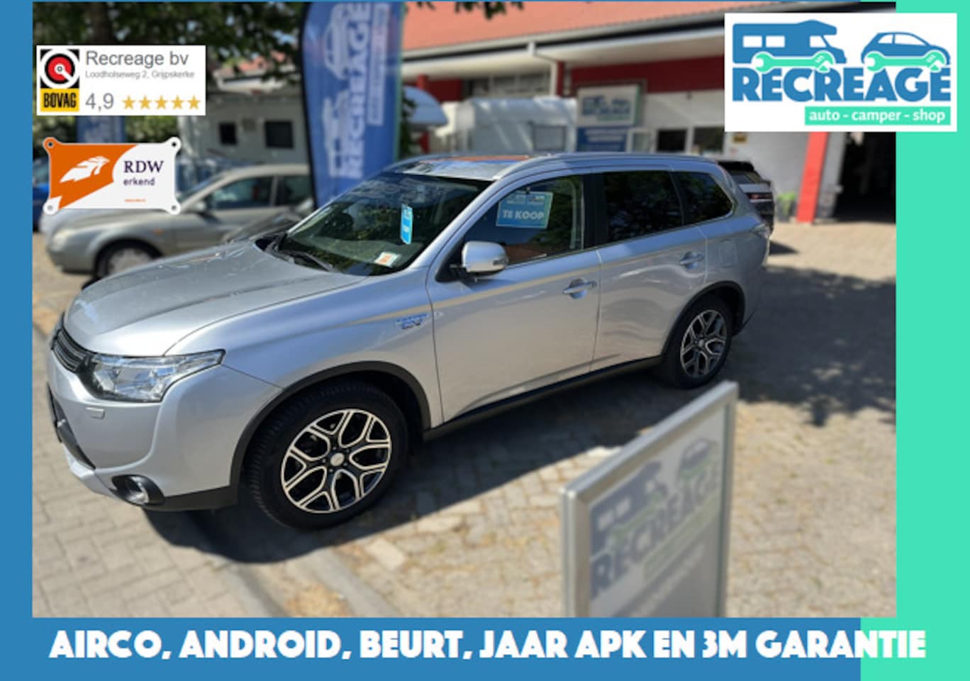 Mitsubishi Outlander - PHEV Limited Edition, Jaar BOVAG en APK, inclusief beurt en afleverkosten - AutoWereld.nl