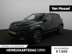 Jeep Avenger - Summit 54 kWh | Led Verlichting | 18'' lichtmetalen velgen | lederen stoelen |