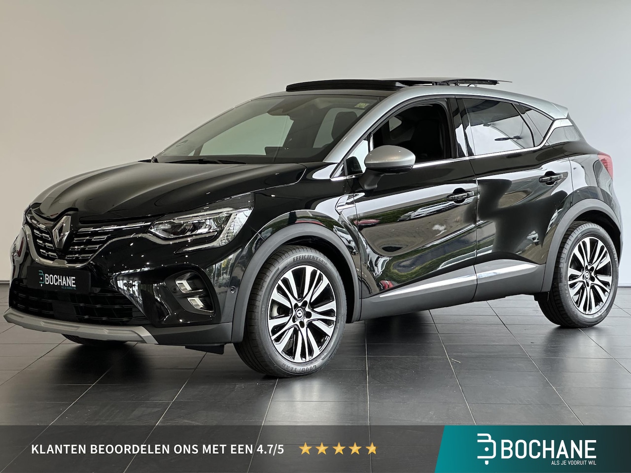 Renault Captur - 1.3 Mild Hybrid 160 EDC Iconic | LEDEREN BEKLEDING | ELEKTRISCH BEDIENBARE GLAZEN SCHUIF/K - AutoWereld.nl