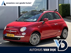 Fiat 500 C - 0.9 TwinAir 80pk Turbo Lounge | NL Auto/2e Eign./16-inch/Climate Control/PDC/Windscherm
