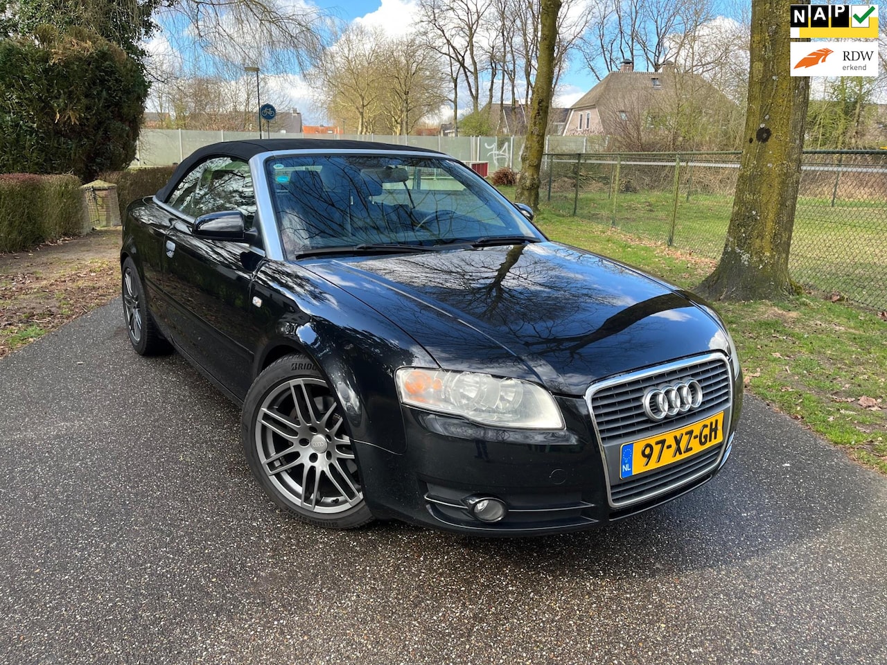 Audi A4 Cabriolet - 1.8 Turbo Pro Line | Cabriolet | Rijk uitgerust | CLIMA CRUISE LEDER STOELVERW. - AutoWereld.nl