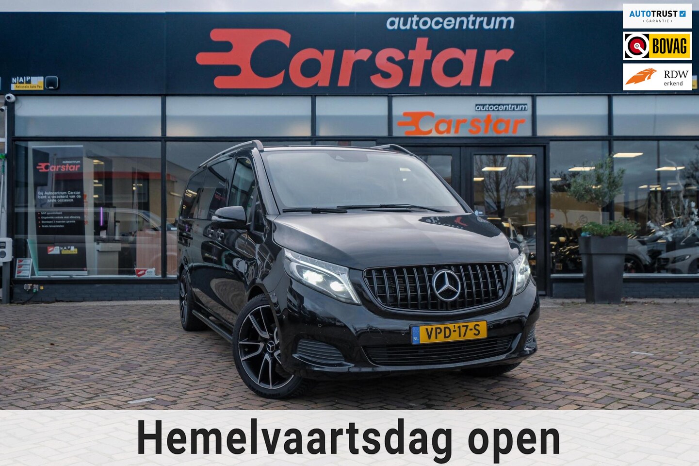 Mercedes-Benz V-klasse - 220d Extra Lang DC|Navi|Camera|Cruise|Trekhaak - AutoWereld.nl