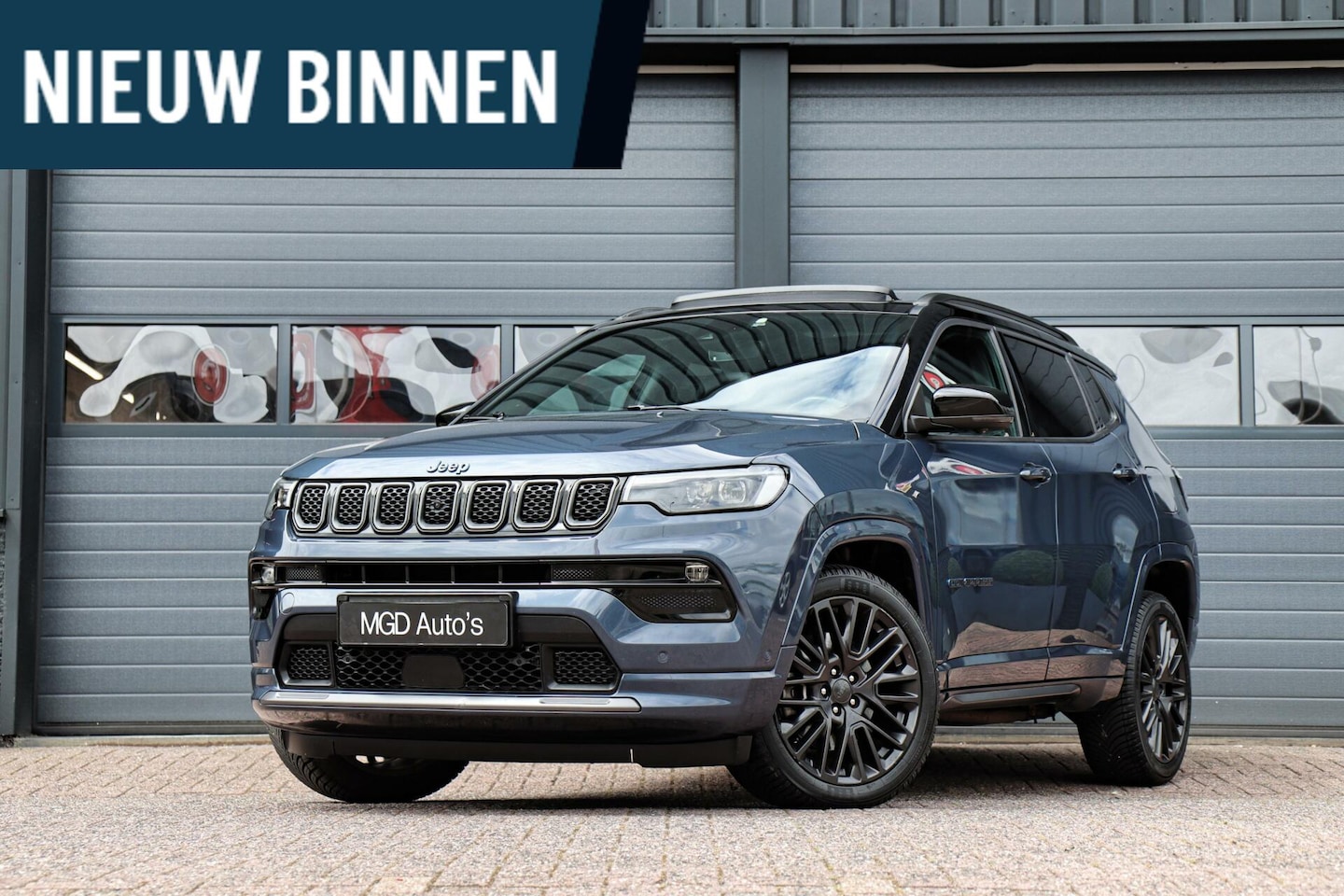 Jeep Compass - 4xe 240 Plug-in Hybrid Electric S /ALPINE/PANODAK/360 CAMERA/STOEL+STUURVERW./MEMORY/ACC/K - AutoWereld.nl
