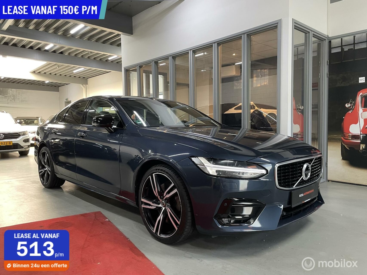 Volvo S90 - 2.0 T6 AWD R-Design 4X4 AUTOMAAT PANORAMA LED CRUISE VEEL OPTIES - AutoWereld.nl