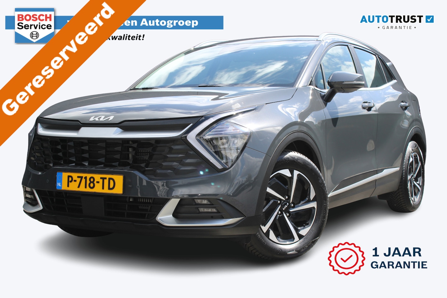 Kia Sportage - 1.6 T-GDi MHEV DynamicLine| Incl. 12 maanden garantie | Trekhaak | Achteruitrij camera | A - AutoWereld.nl