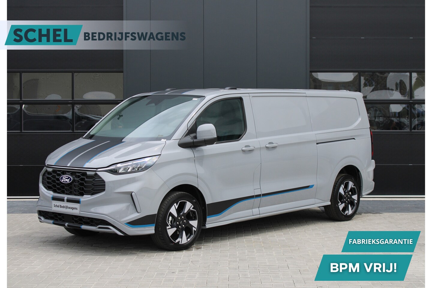 Ford Transit Custom - 300 2.0 TDCI L2H1 Sport 170pk - 2x Schuifdeur - 19" LM velgen - ACC - Blind spot - Navi - - AutoWereld.nl