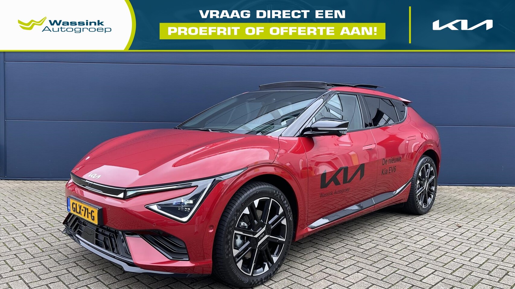 Kia EV6 - 84kWh 229pk RWD GT-Line | Nieuw model | Panorama dak | Navigatie | Head-up display | 360 c - AutoWereld.nl