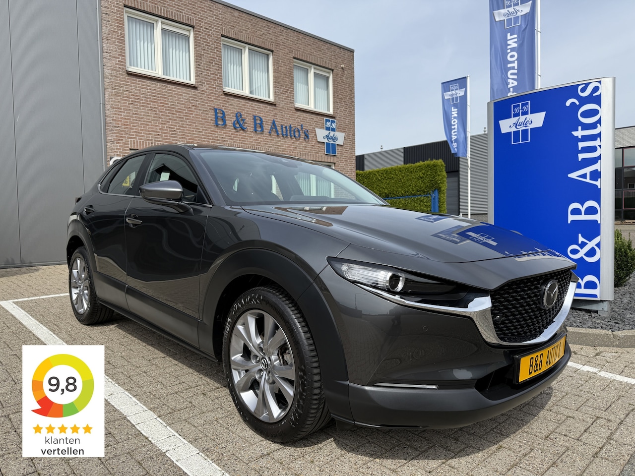 Mazda CX-30 - 2.0 e-SkyActiv-G 150pk M-Hybrid Automaat Exclusive-line l ACC l CAMERA l ECC l HUD l LED l - AutoWereld.nl