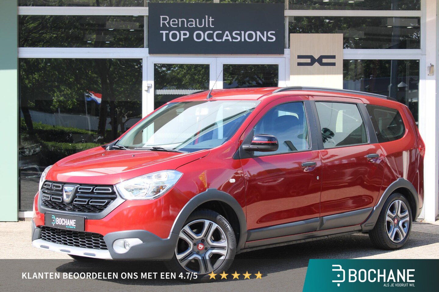 Dacia Lodgy - 1.3 TCe Tech Road 7p. Trekhaak | Navigatiesysteem | Cruise control - AutoWereld.nl