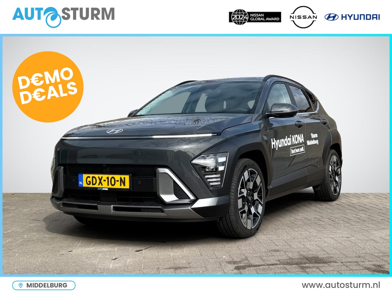 Hyundai Kona - 1.6 GDI HEV Premium 1.6 GDI HEV Premium - AutoWereld.nl