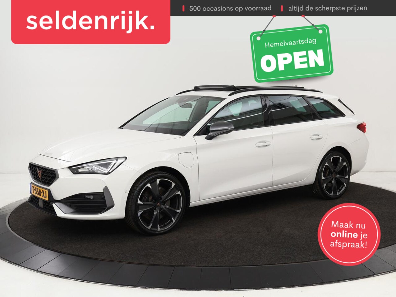 CUPRA Leon - 1.4 e-Hybrid VZ Business Panoramadak | LED | CarPlay |  Sfeerverlichting | Stuur- en stoel - AutoWereld.nl