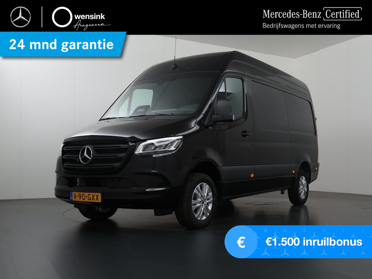 Mercedes-Benz Sprinter - 319 CDI L2 H2 Select | Aut. | 3500 KG Trekhaak | Keyless Go | Parkeercamera | Bluetooth | - AutoWereld.nl