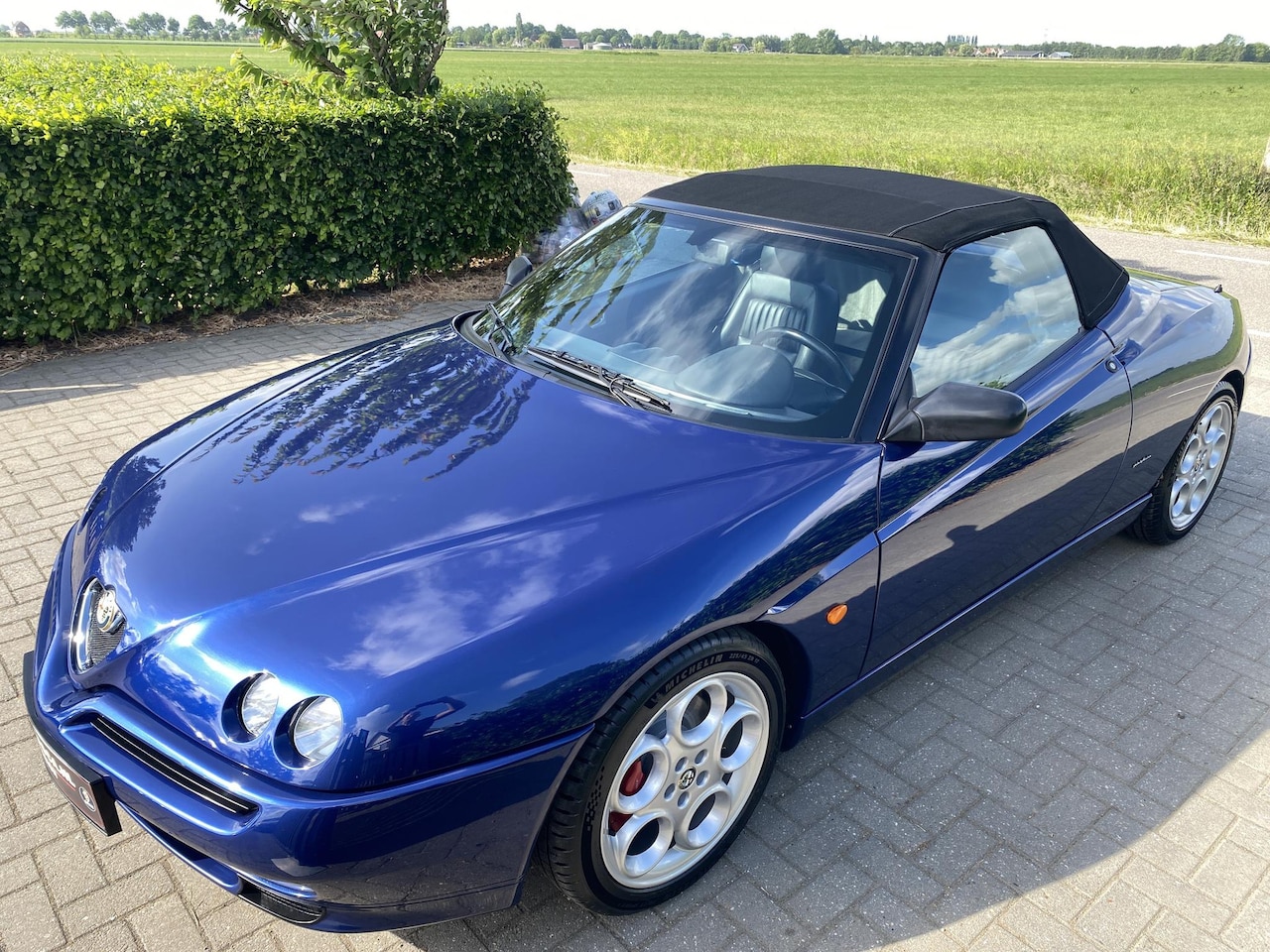 Alfa Romeo Spider - 3.0-24V V6 L 3.0 V6 24V - 220 PK  Blu Lightning!! - AutoWereld.nl