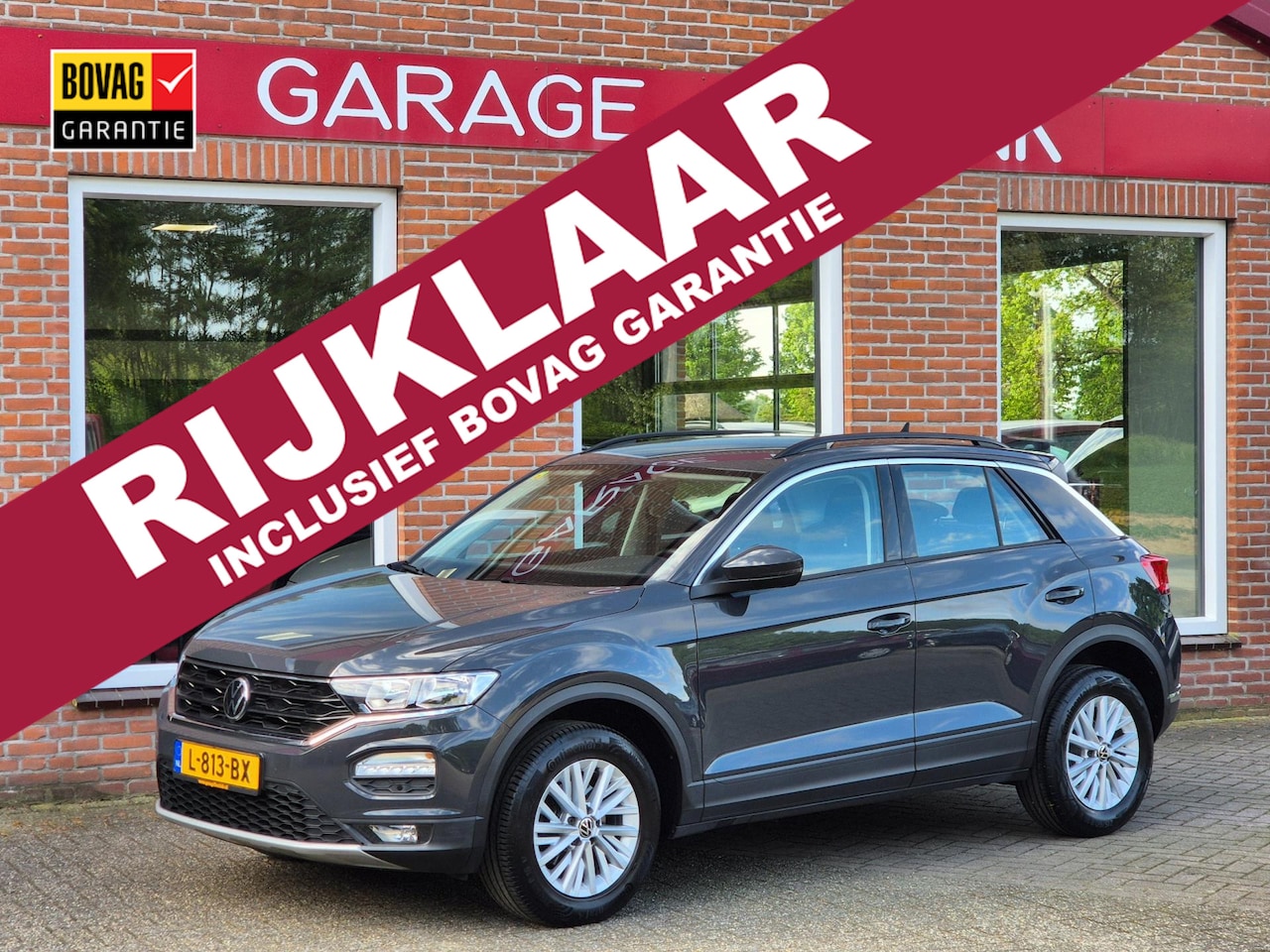 Volkswagen T-Roc - 1.0 TSI Style 110PK 5drs airco, adapt.cruise, pdc, elektr.ramen RIJKLAAR - AutoWereld.nl