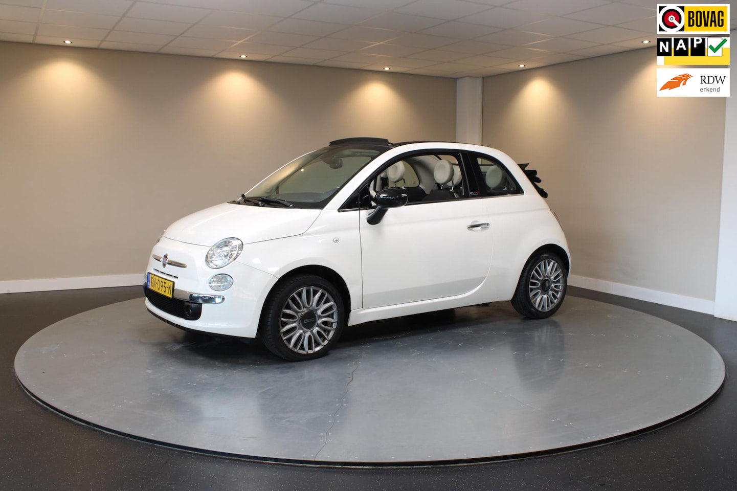 Fiat 500 C - 0.9 TwinAir Turbo Cult *Nwe Koppeling* Dealer OH|Leer - AutoWereld.nl