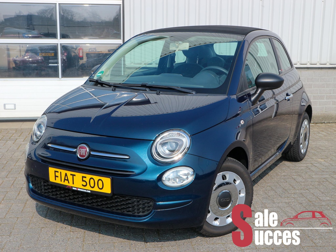 Fiat 500 - 1.2 Popstar Petrol blauw - AutoWereld.nl
