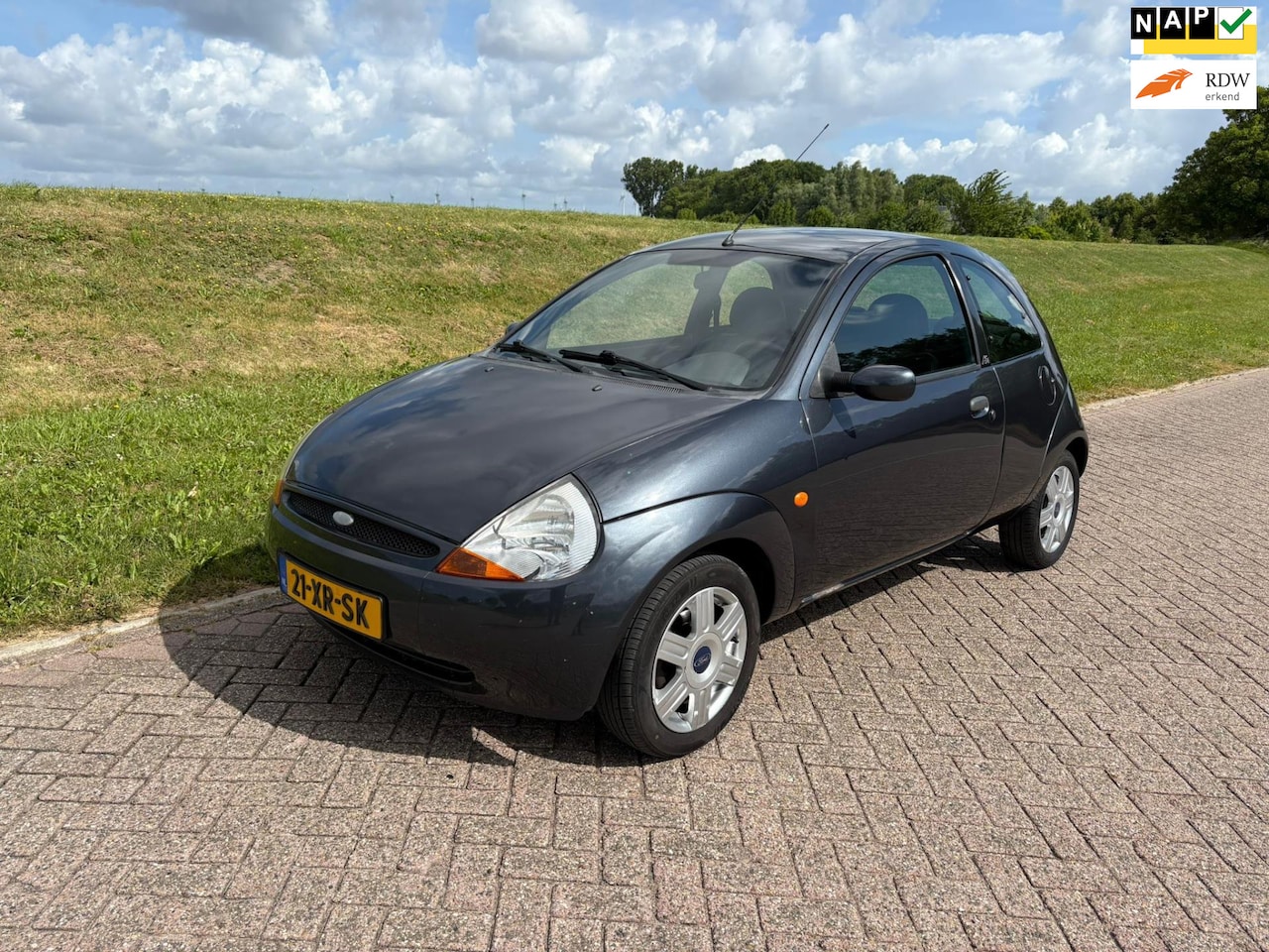 Ford Ka - 1.3i Collection Vol Leer Airco Stuurbekrachtiging géén roest lm velgen - AutoWereld.nl