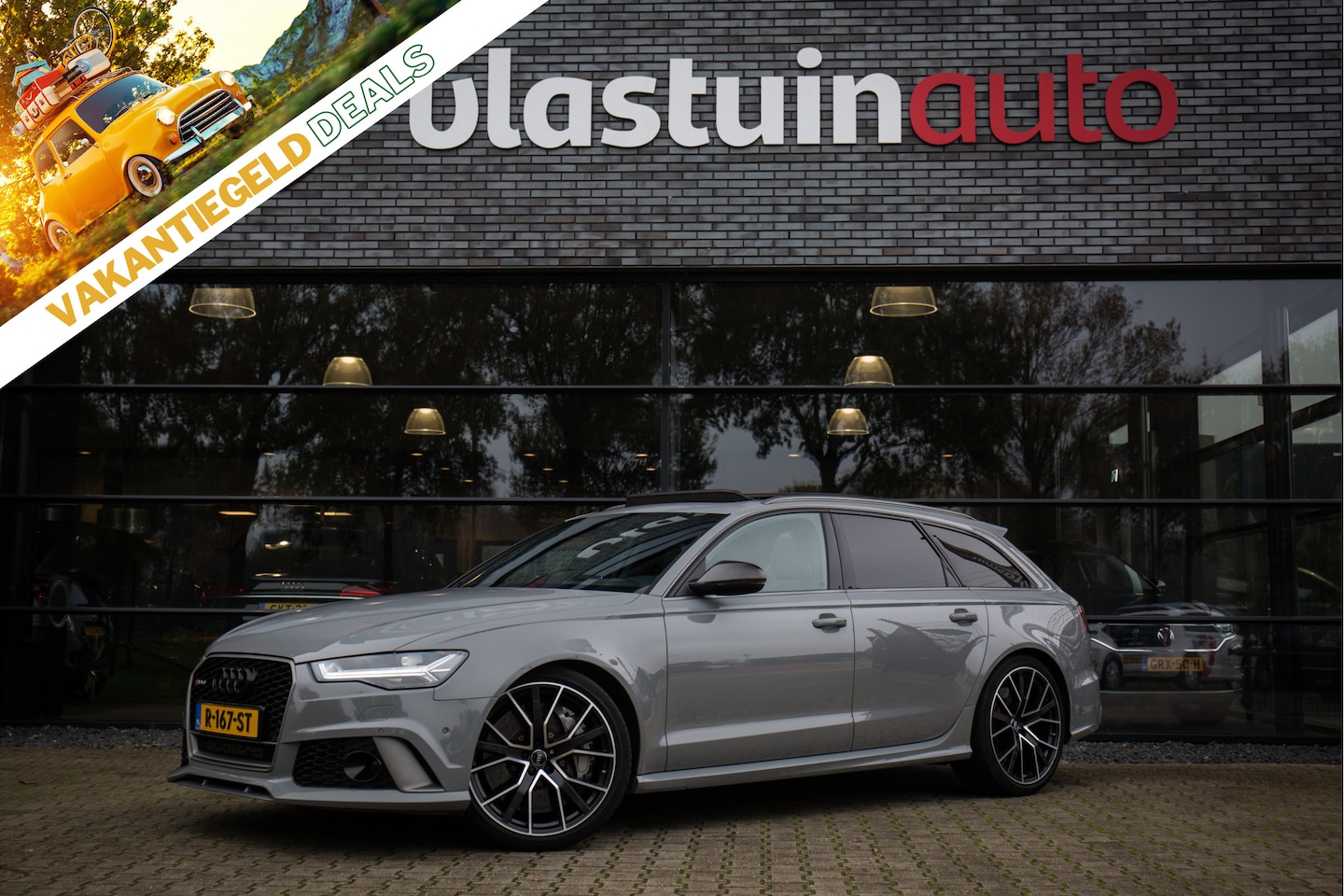 Audi RS6 - Avant 4.0 TFSI RS 6 quattro Performance , Milltek, Pano, Carbon, Nachtzicht, Vol! - AutoWereld.nl