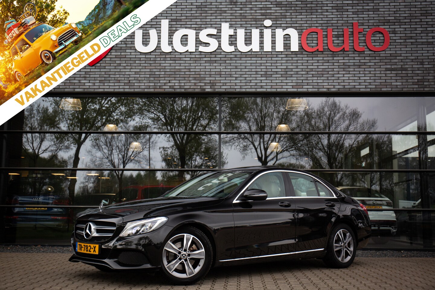 Mercedes-Benz C-klasse - 200 Sport Edition Premium Plus 200 Sport Edition Premium Plus , Schuif/Kanteldak, Leder, Trekhaak - AutoWereld.nl