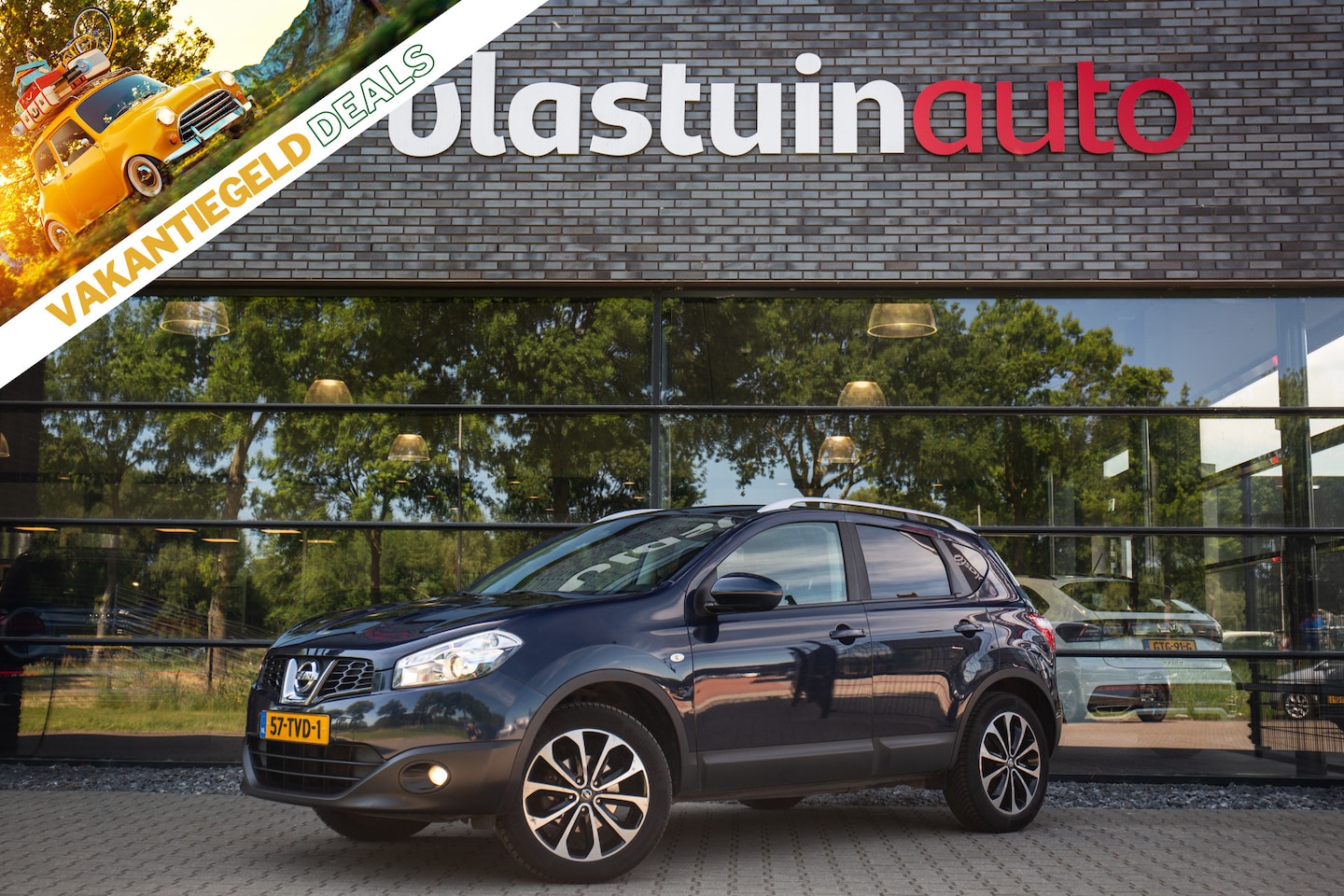 Nissan Qashqai - 1.6 Connect Edition 1.6 Connect Edition , Pano dak, Trekhaak, Achteruitrijcamera, - AutoWereld.nl
