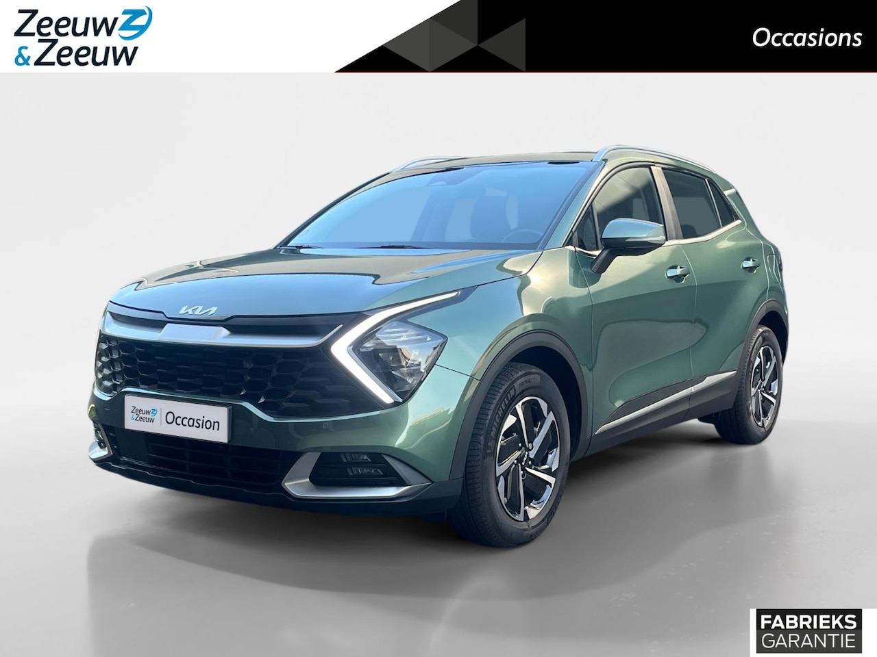Kia Sportage - 1.6 T-GDi Hybrid DynamicLine 1e Eigenaar | Dealer onderhouden | Metallic lak | Fabrieksgar - AutoWereld.nl