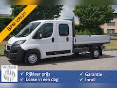 Peugeot Boxer - 35 DOKA 140PK L3 Open Laadbak BPM VRIJ Airco, Cruise NR. 306