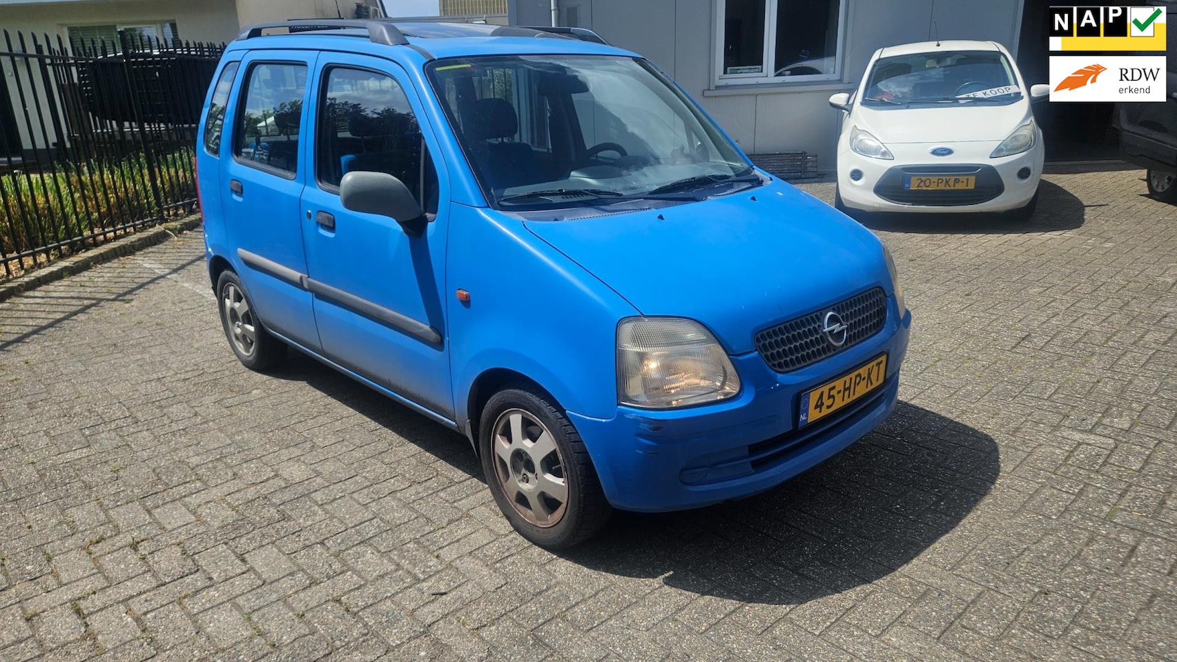 Opel Agila - 1.2-16V Blue Color Edition + Schuifkanteldak - AutoWereld.nl