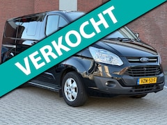 Ford Transit Custom - 290 2.2 TDCI L1H1 Limited DC|LEDER|2XSCHUIFDEUR|FULL-OPTIONS
