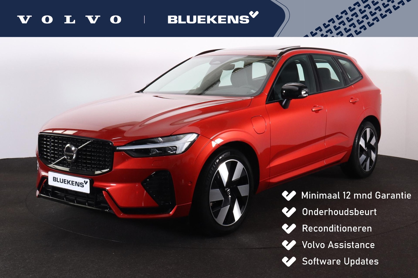 Volvo XC60 - T6 Recharge AWD Ultimate Dark - Luchtvering - Panorama/schuifdak - IntelliSafe Assist & Su - AutoWereld.nl