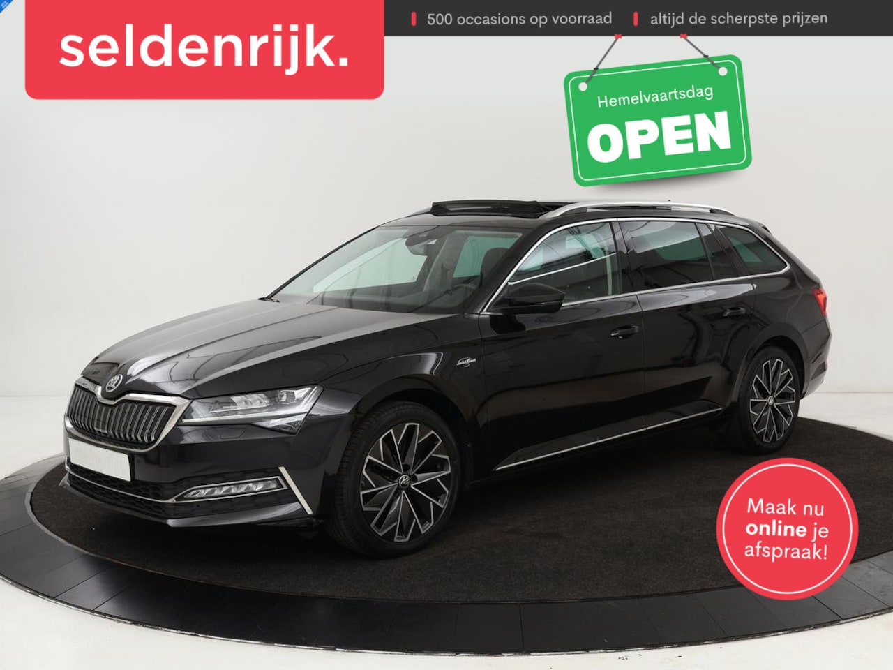Skoda Superb - 1.4 TSI iV Laurin & Klement | Panoramadak | Leder | Adaptive cruise | Canton Sound | Stoel - AutoWereld.nl