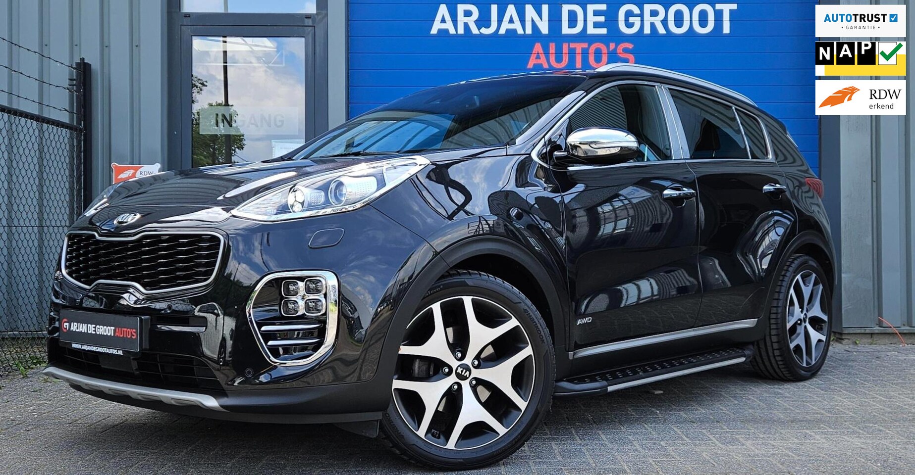 Kia Sportage - 1.6 T-GDI 4WD GT-Line Full Options! Trekhaak Garantie - AutoWereld.nl